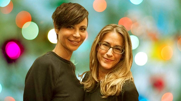 Brooke Daniells and Catherine Bell